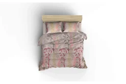 Sengeteppe-Eponj Home Sengeteppe Dobbelt 200x235+Laken+2 Putetrekk Beige,Flerfärgad
