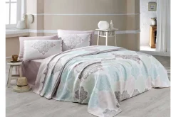 Eponj Home Sengeteppe Dobbelt 200x235+Laken+2 Putetrekk