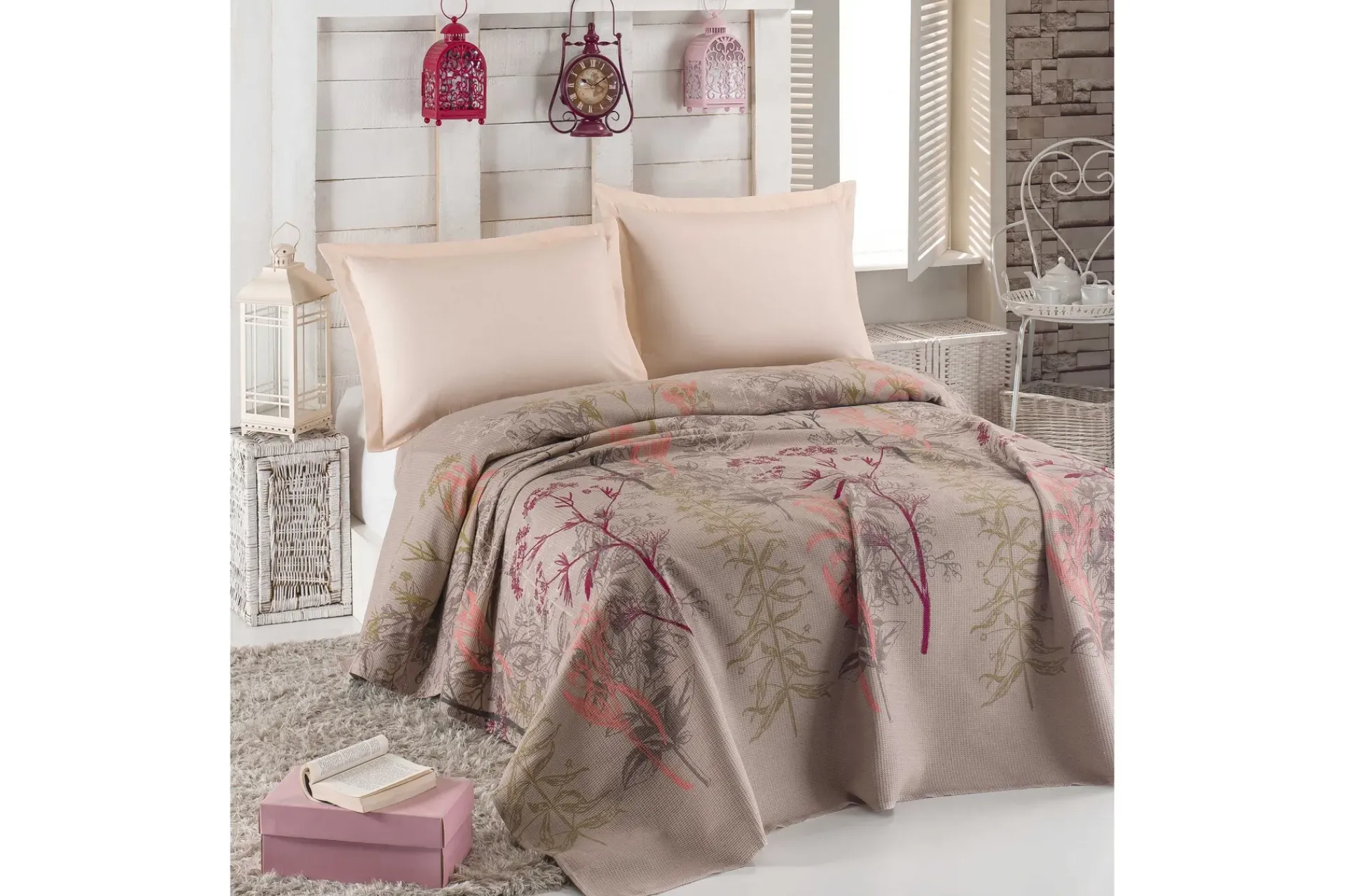 Sengeteppe-Eponj Home Sengeteppe Enkelt 160x235 cm Beige