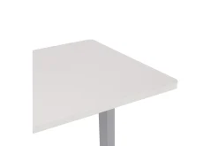 Kontorbord-Ergo Bord Elektrisk Sølvgrå/Hvit Hvit,Sølv