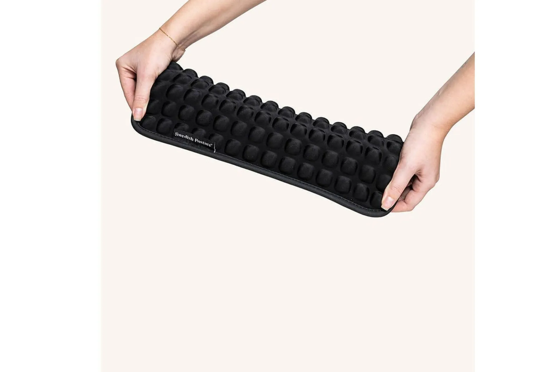 Treningsutstyr-Ergonomisk Ståmatte Swedish Posture Kjølende Svart