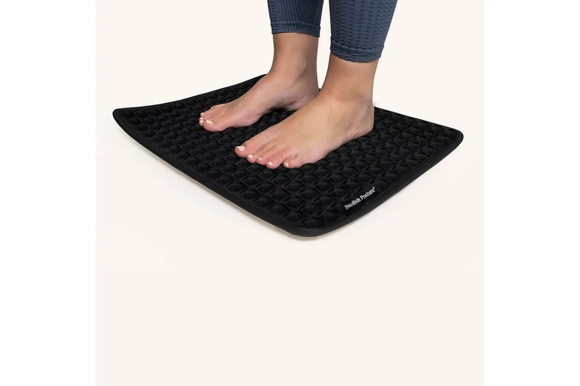 Treningsutstyr-Ergonomisk Ståmatte Swedish Posture Kjølende Svart