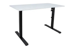 Kontorbord-Ergo Optimal Skrivebord med motor 120x60 cm Hvit