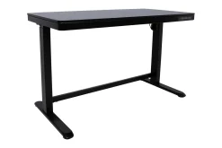 Kontorbord-Ergosum Skrivebord 120 cm Hev- og Senkbart Svart