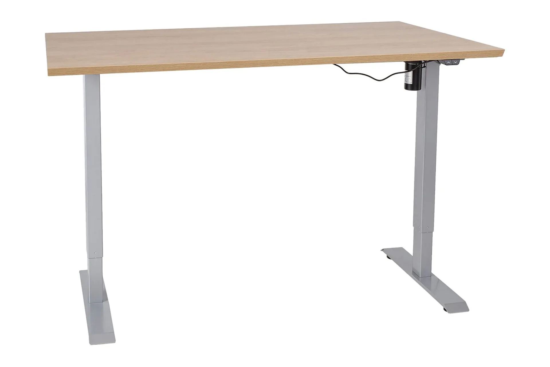 Kontorbord-Ergosum 1 Skrivebord 160 cm Hev- og Senkbart Elektrisk Tre/Natur
