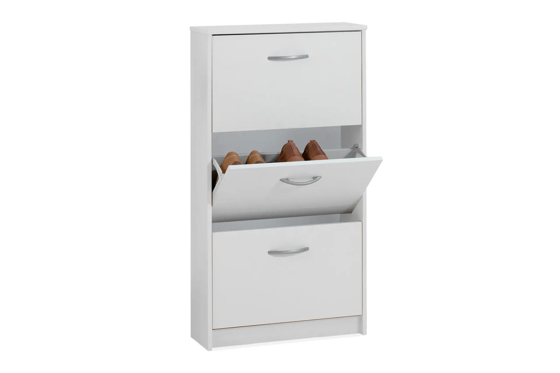 Scandinavian Choice Skohylle & Skostativ|Gangoppbevaring-Erida Skoskap 59 cm Lav Hvit