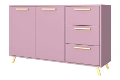 Scandinavian Choice Kommode|Gangoppbevaring-Escaldes Kommode 138,5 cm Plomme
