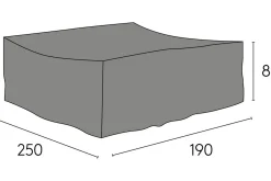 Hillerstorp Eskilstuna Møbelbeskyttelse 190x250 cm Grå
