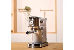 Kaffemaskin & Kaffetilbehør|Kjøkkenutstyr-Espressomaskin Solac Taste Slim Pro Sølv