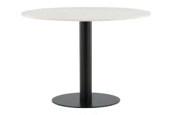 Venture Home Estelle Spisebord 106 cm Rundt Marmor