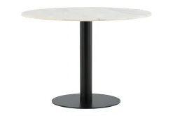 Venture Home Estelle Spisebord 106 cm Rundt Marmor