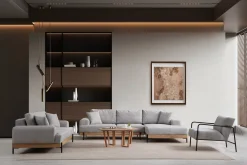 Hjørnesofa-Eti Hjørnesofa 3-seter Grey