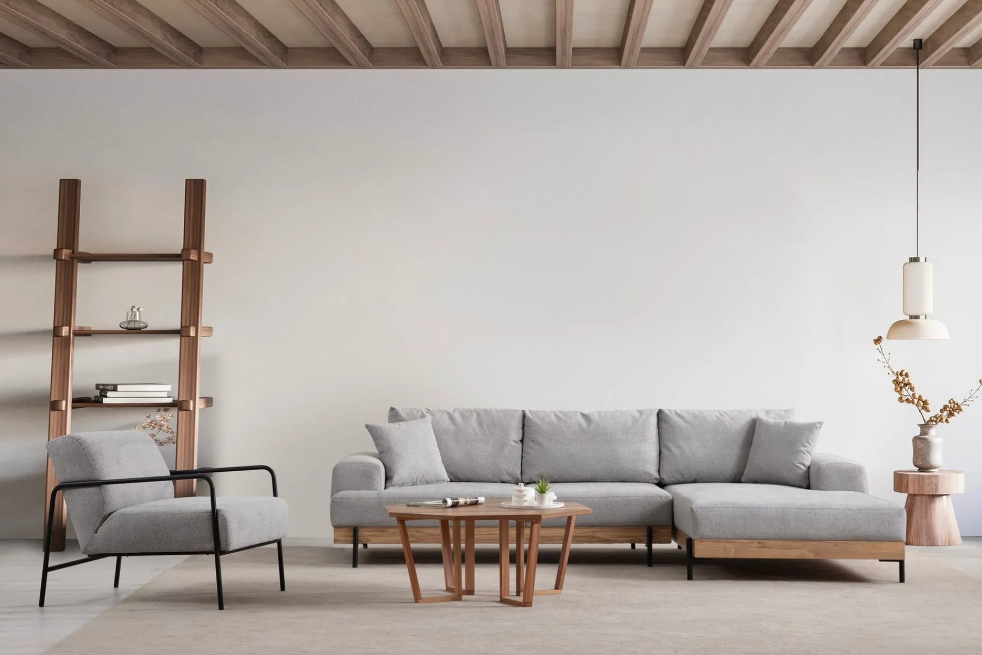 Hjørnesofa-Eti Hjørnesofa 3-seter Grey