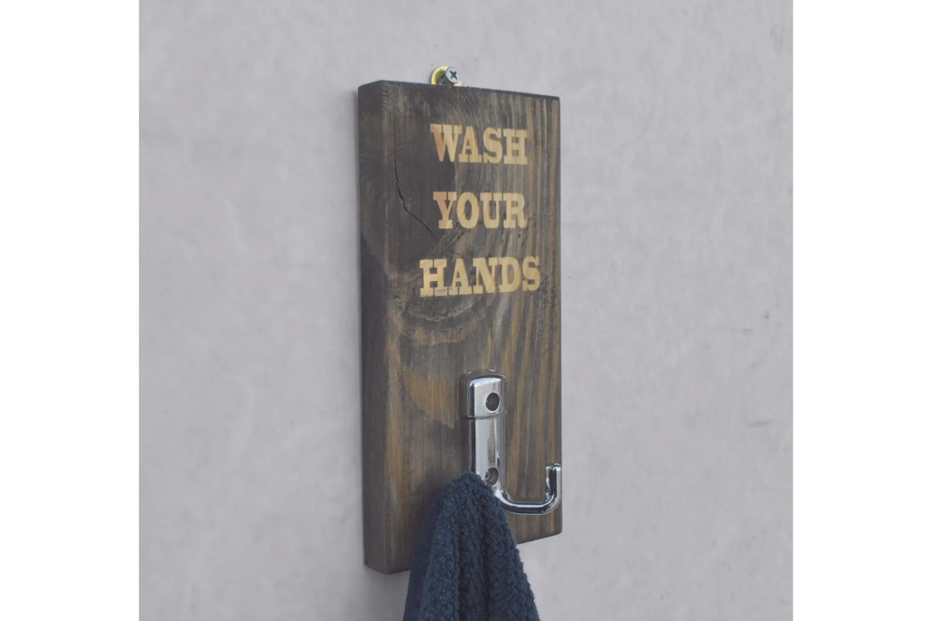 Evila Håndklehenger Wash Your Hands