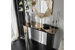 Gangbord|Avlastningsbord-Ezlyn Kommode 105 cm Bronse