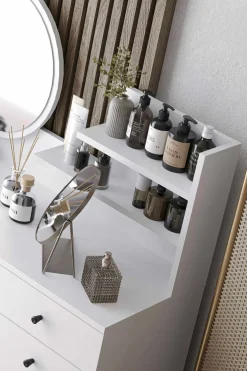 Fabrony sminkebord med speil 90 cm
