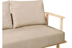 2 Seter Sofa-Fadey Sofa 2-seter Beige,Lett ved