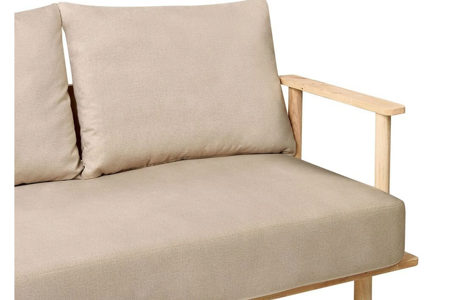 2 Seter Sofa-Fadey Sofa 2-seter Beige,Lett ved