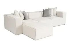 Fahmida Sofa med Sjeselong 3-seter