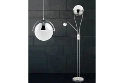 Trio Lighting Stuelampe|Soveromslampe-Falivene Gulvlampe LED Krom