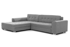 Sofa Med Sjeselong-Falseti Divansofa Venstre Grey