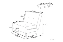 Sovesofaer-Farris Sovesofa 100 cm Rød