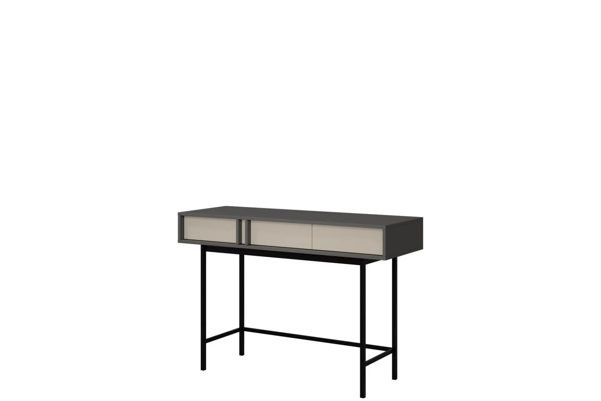 Gangbord|Avlastningsbord-Farshian Konsollbord 123 cm Grå/Beige
