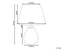 Favignito Bordlampe 2 stk 31 cm E27