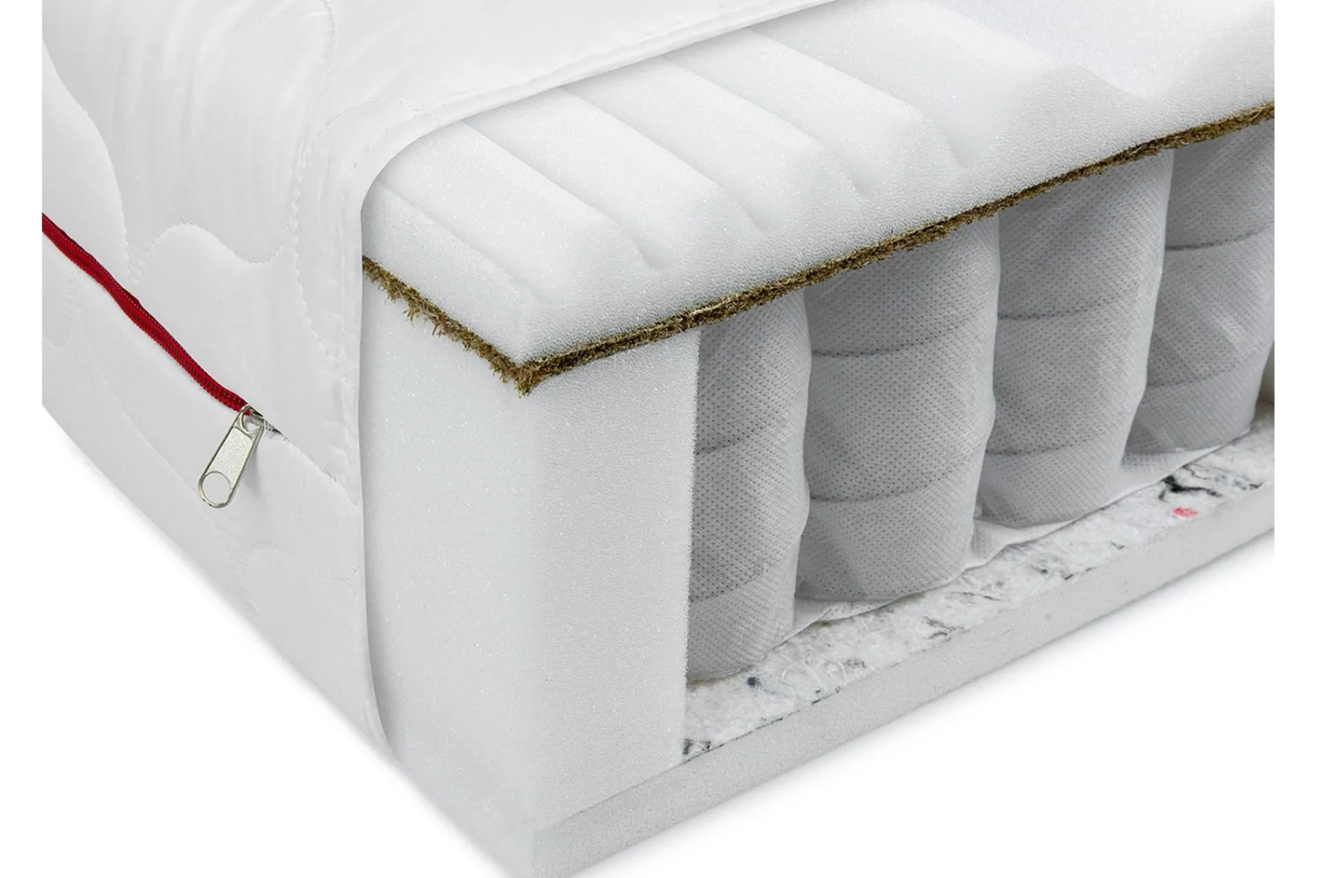 Madrasser|Barneseng & Juniorseng-Fema Madrass 200x90x18 cm Hvit