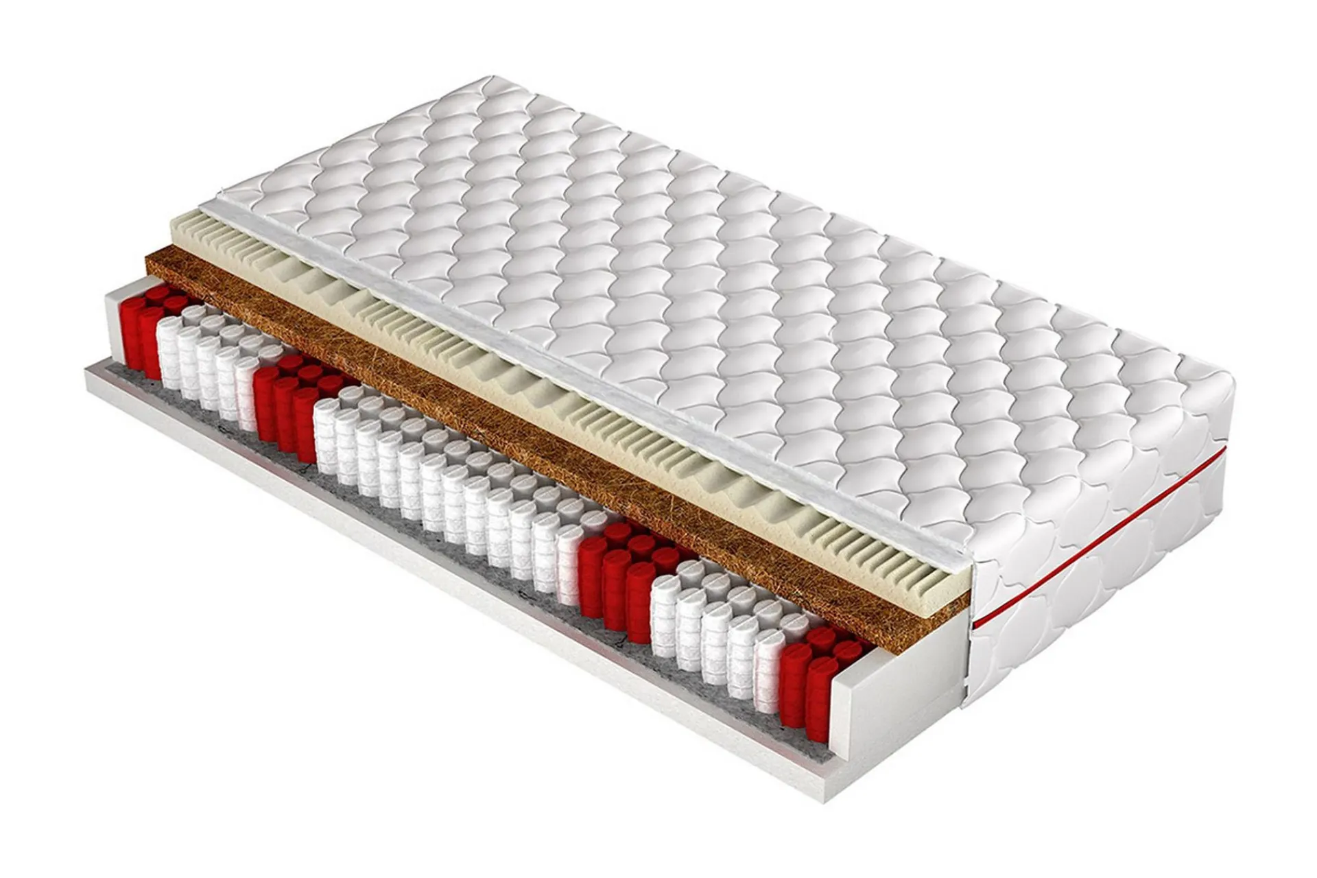 Madrasser|Barneseng & Juniorseng-Fema Madrass 200x90x18 cm Hvit