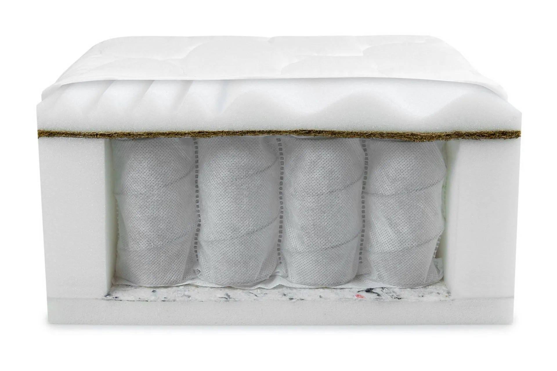 Madrasser|Barneseng & Juniorseng-Fema Madrass 200x90x18 cm Hvit