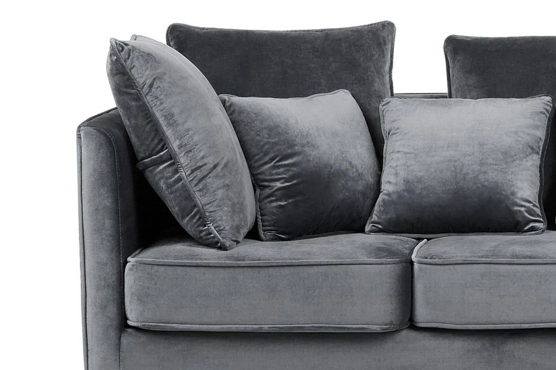 Velour Sofa & Fløyel Sofa-Fenstad Sofa 3-seter Grey