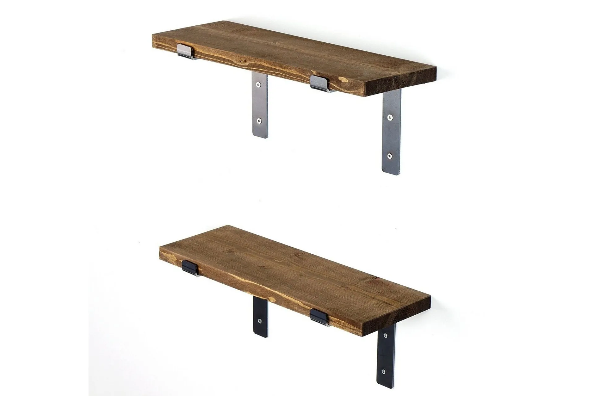Vegghylle-Fercho Vegghylle 40 cm Valnöt,Svart
