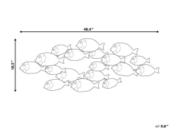 Fermium Veggdekorasjon 123 cm