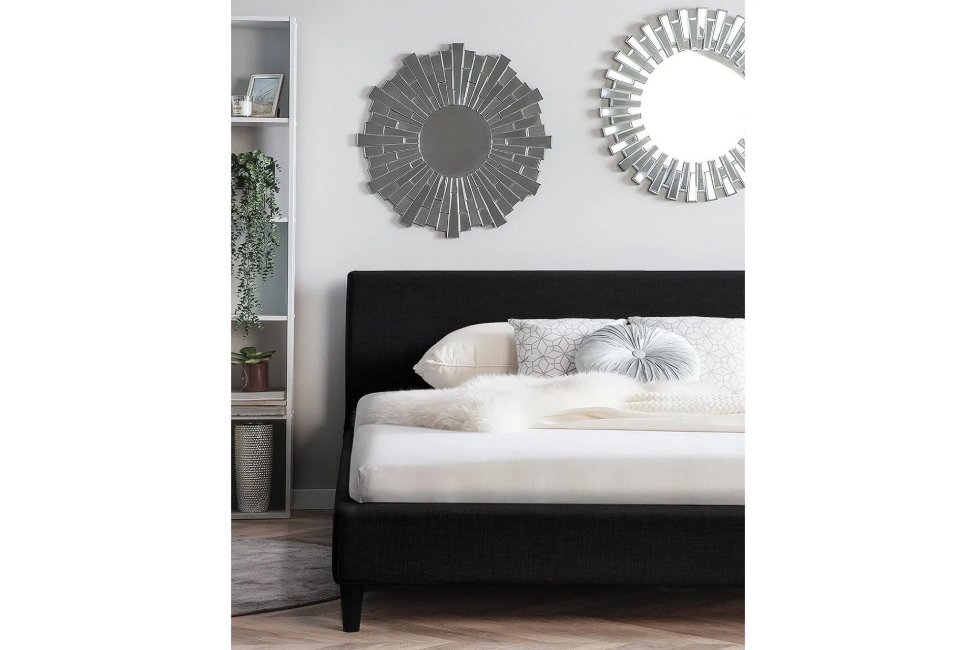 Bedly Sengeramme & Sengestamme-Fitou Dobbeltseng 160 | 200 cm Svart