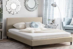 Bedly Sengeramme & Sengestamme-Fitou Dobbeltseng 180 | 200 cm Beige