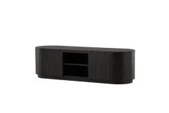 VIND Tv-Benk & Mediabenk-Fjällbacka Tv-benk 160x48 cm Svart