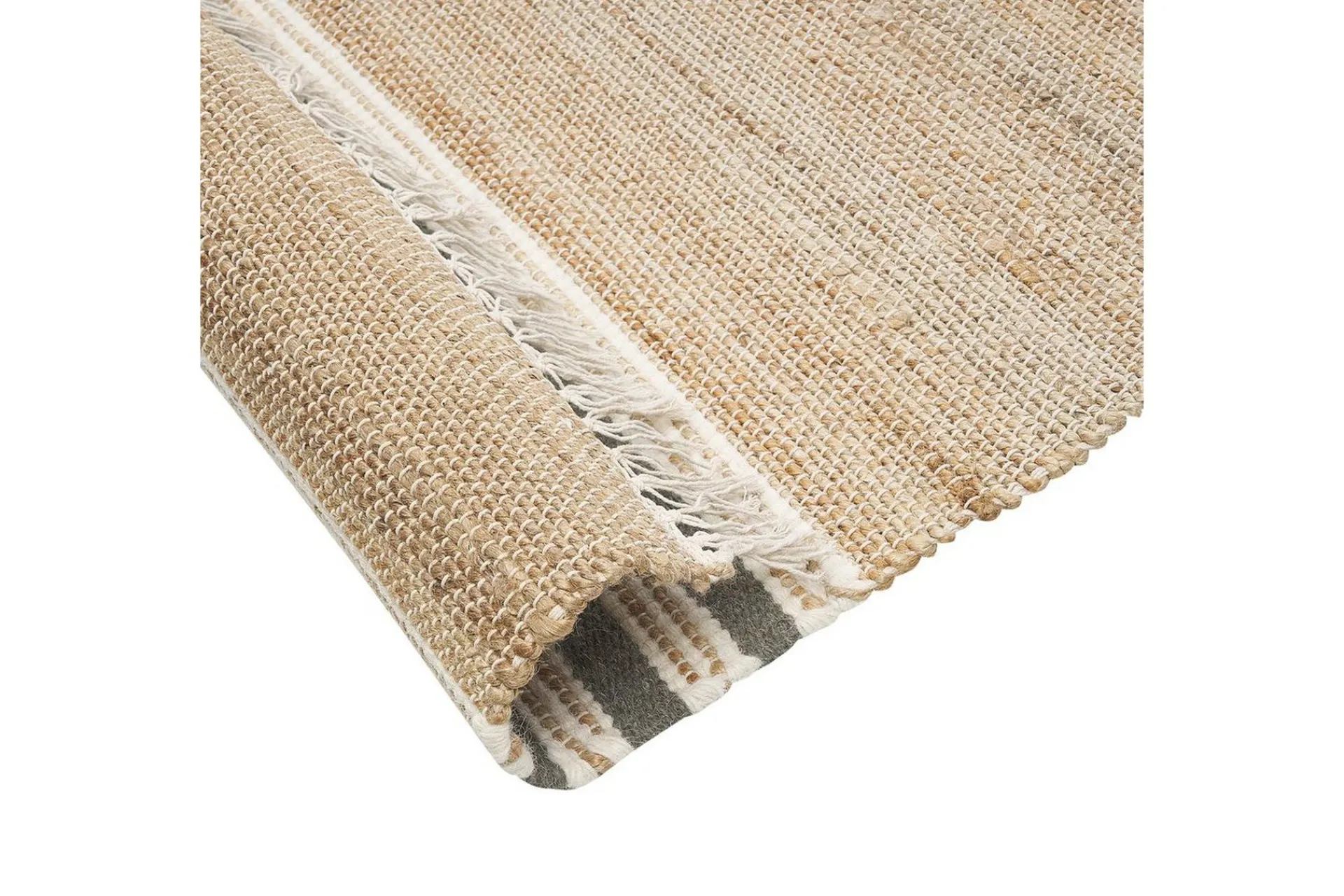 Flatvevde Tepper-Flatvevd Mirza Beige,Natural,Grey,Hvit