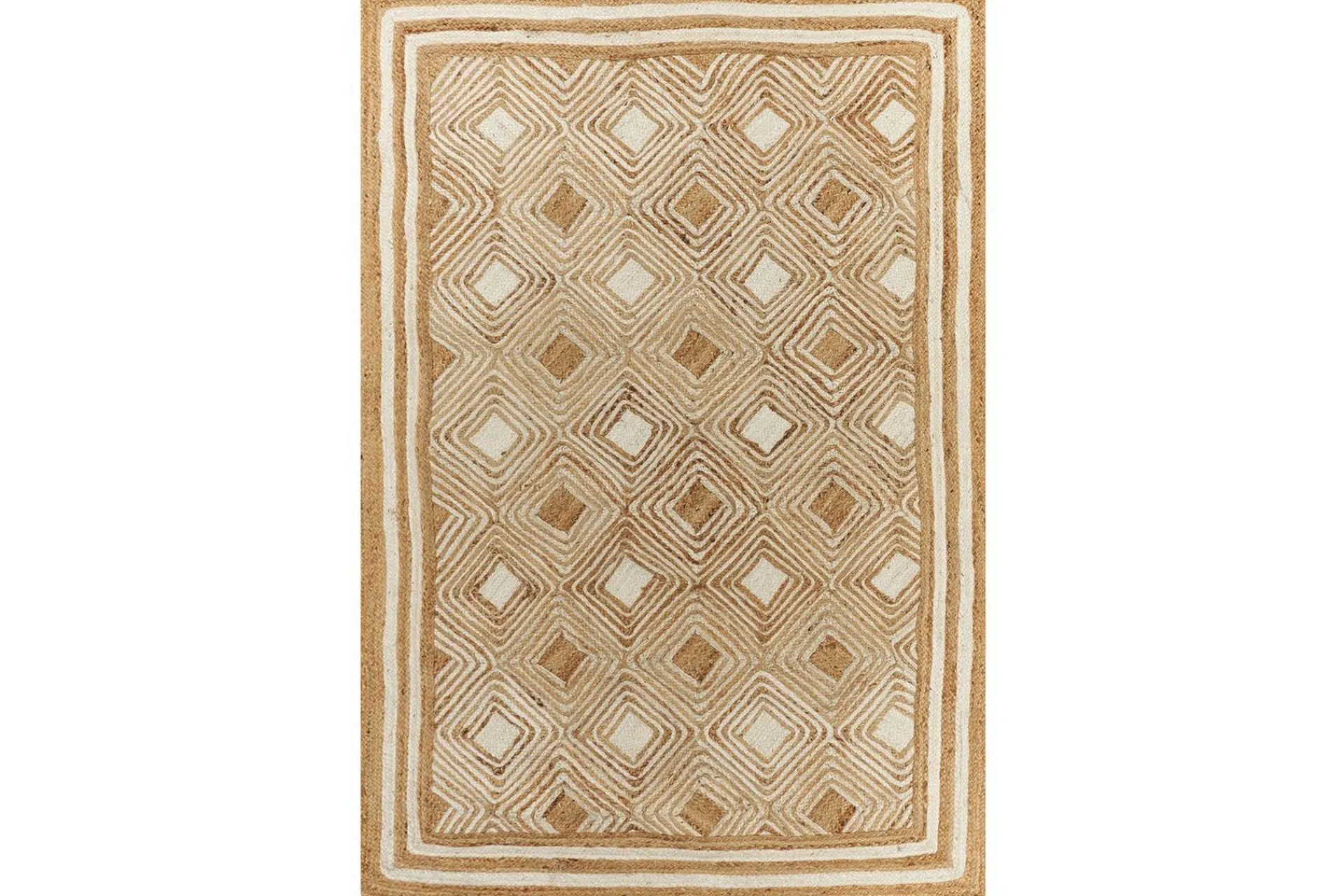 Flatvevde Tepper-Flatvevet Mengen Beige