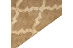 Flatvevde Tepper-Flatvevet Mermer Beige