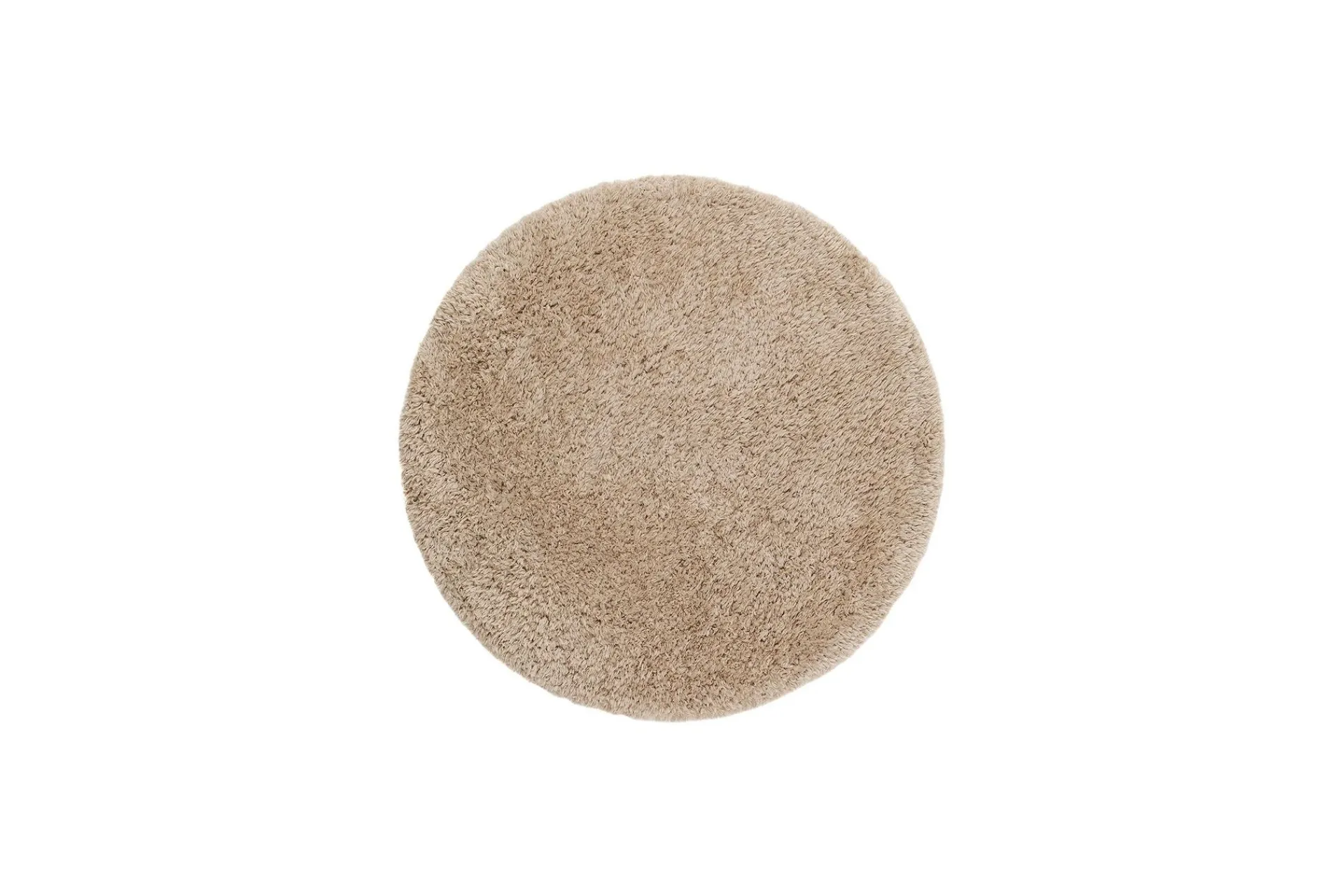 KM Home Moderne Tepper-Floki Ryematte 240 cm Rund Natur