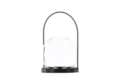 Venture Home Lysestaker Og Lykter|Stearinlys-Flora Lyslykt 14x14 cm Svart