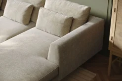 Scandi Days Florenz 4-seters Venstrevendt U-formet Sofa med Divan og Sjeselong i Chenille