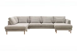 Scandi Days Florenz 4-seters Venstrevendt U-formet Sofa med Divan og Sjeselong i Chenille