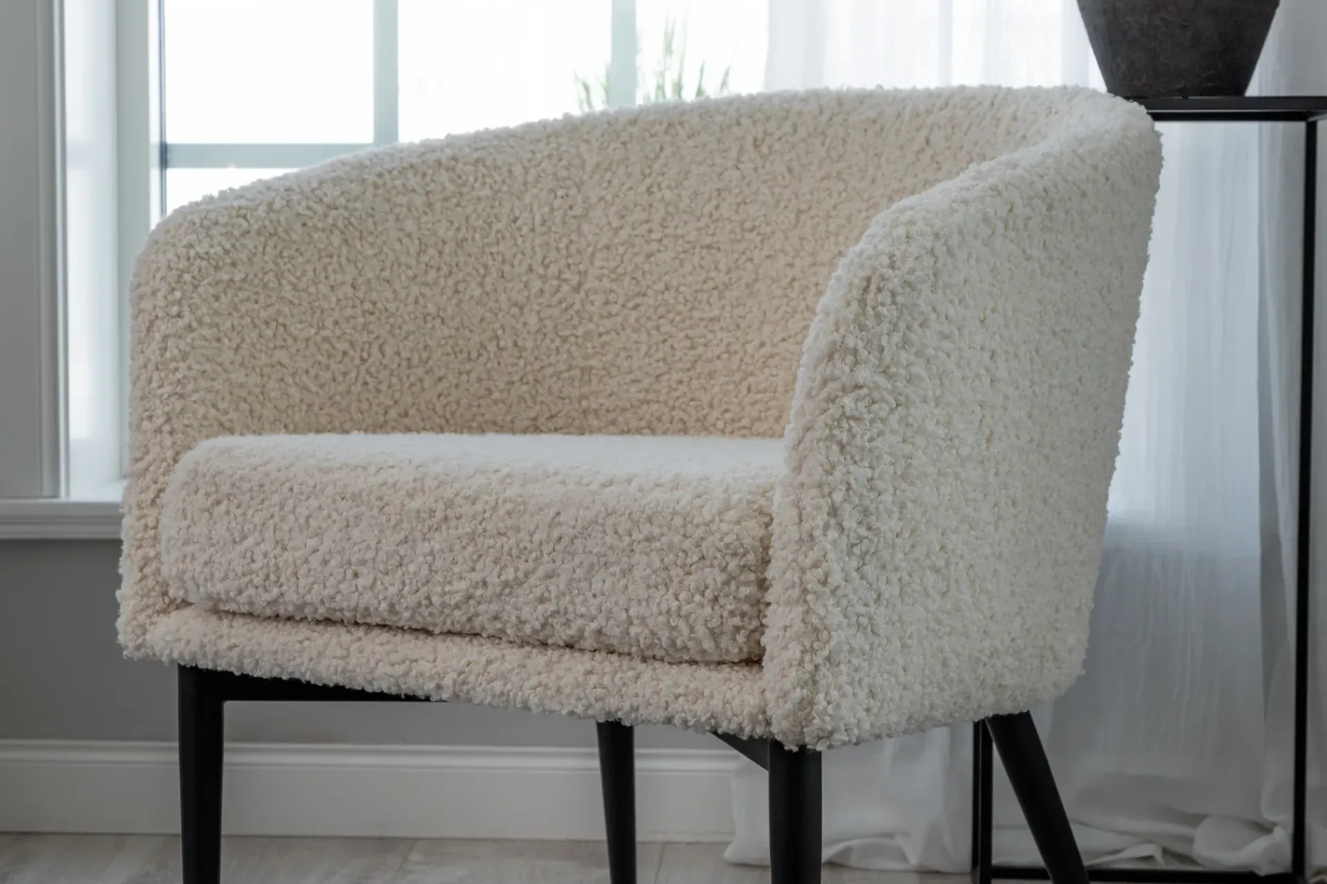 Venture Home Lenestoler-Fluffy Lenestol Hvit