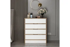 Kommode|Entrekommode-Fontaine Kommode Valnöt,Hvit