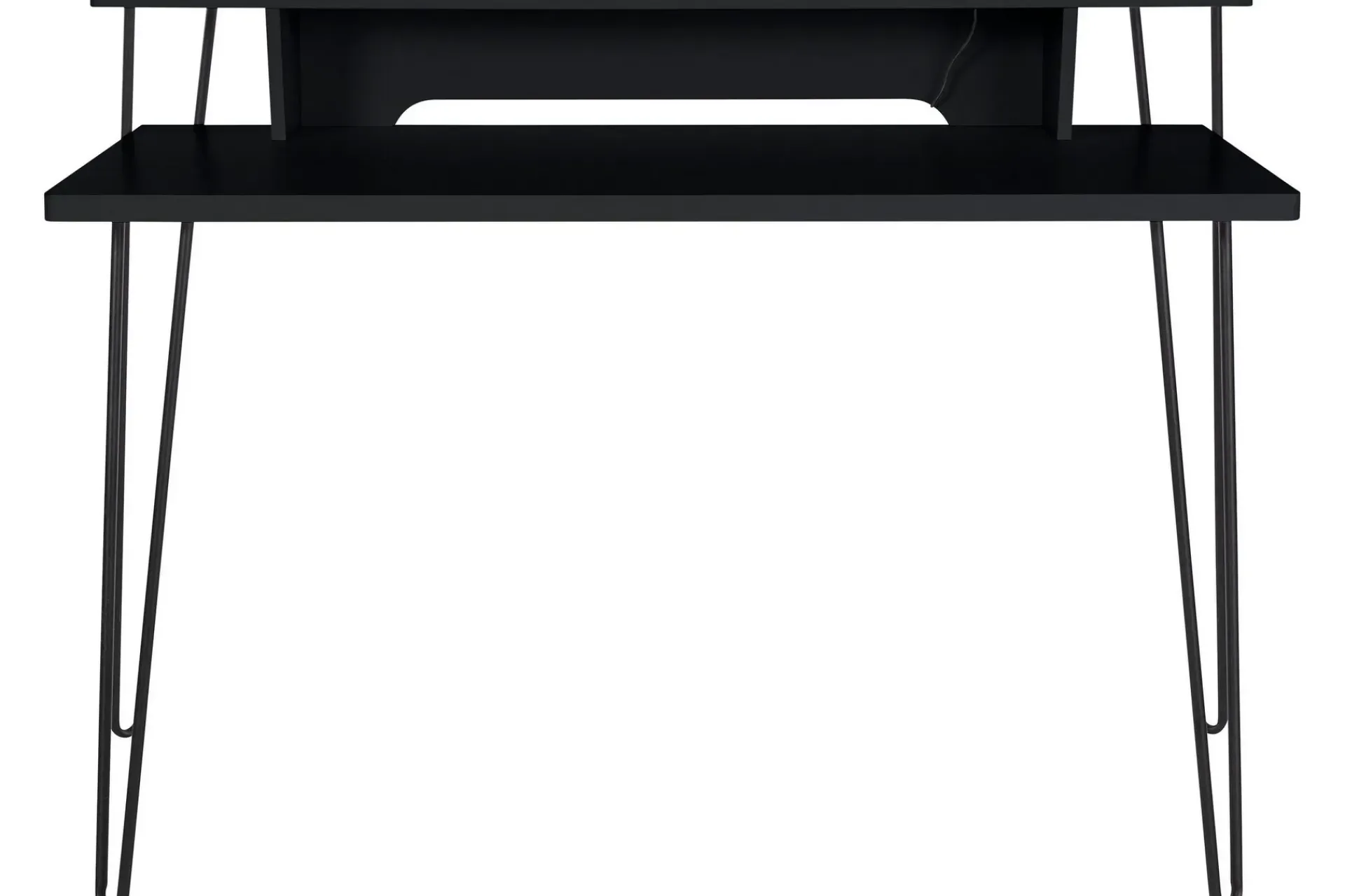 Kontorbord-Fornellas Skrivebord 115 cm Svart