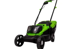Kompostkvern|Gressklipper-Fornorth Batteridrevet Gressklipper Gh1000E, 20V med Batteri og Lader Svart/Grønn