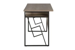 Kontorbord-Forresa Skrivebord 120 cm med Oppbevaringshylle Tre/Natur