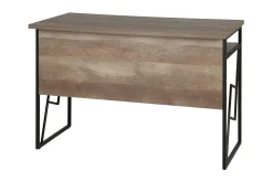 Kontorbord-Forresa Skrivebord 120 cm med Oppbevaringshylle Tre/Natur
